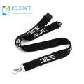 High quality personalized custom logo silk screen printed polyester airline airbus air lanyard for staff